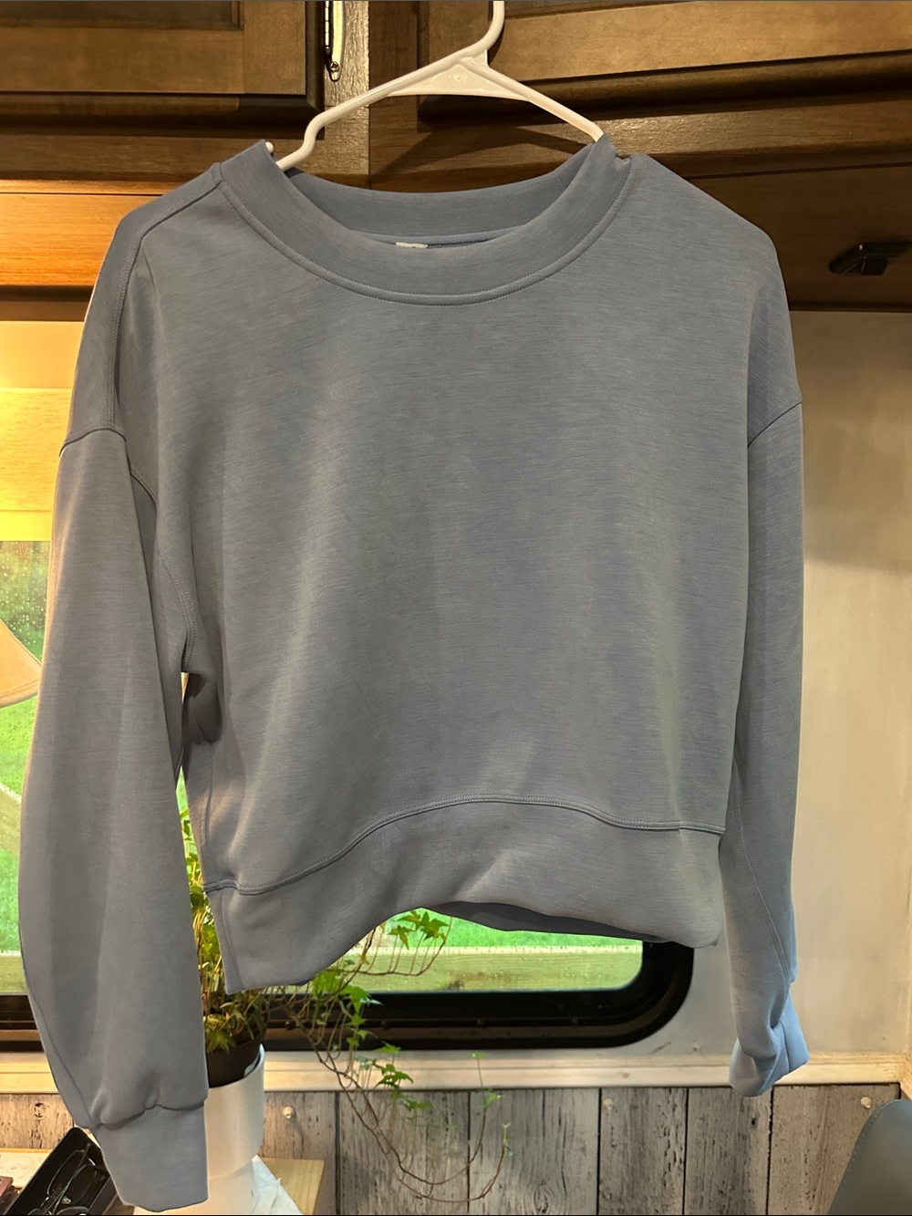 Final price - Lululemon- soft stream oversized cropped sweatshirt size 0 - Picture 2 of 7